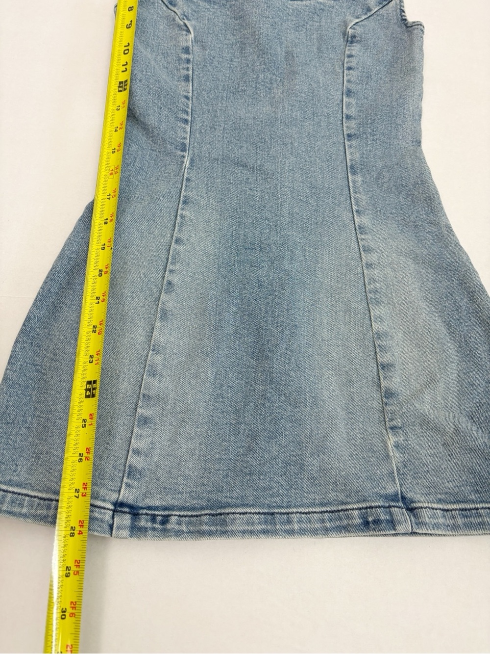 Flaw EB DENIM Devan Denim Mini Dress Size XS - Picture 11 of 11